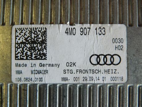 Modul incalzire parbriz Audi Q7 4M 2016-In prezent 4M0907133
