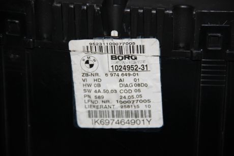 Ceasuri de bord BMW Seria 1 E81/E87 2005-2011 6974649-01