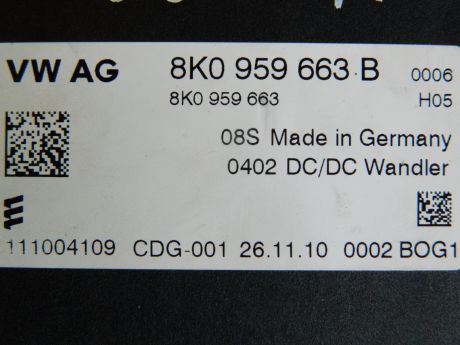 Modul stabilizator baterie Audi A5 8T 2008-2015 8K0959663B