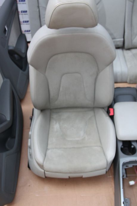 Interior piele + alcantara (culoare gri), electric fara memorie Audi A4 B8 8K 2008-2015 Avant