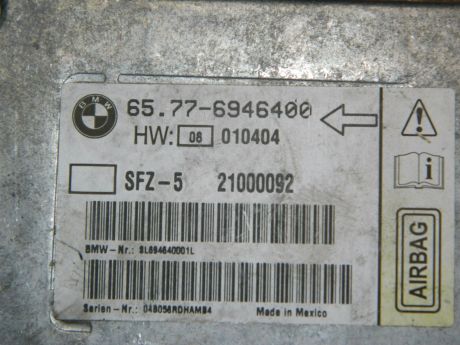 Modul airbag BMW Seria 5 E60/E61 2005-2010 3.0 TDI 6577-6946400