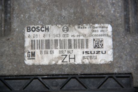 Calculator motor Opel Astra H 2005-2009 1.7 CDTI 55556829 ZH