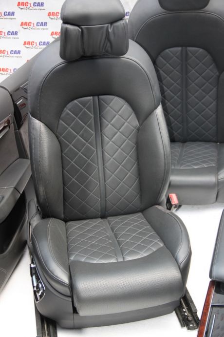 Interior din piele (cu ventilatie, memorii + incalzire) Audi A8 4H 2010-2016