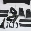 Kit plafon negru cu ornamente negre Audi A6 4G C7 sedan 2012-2018 