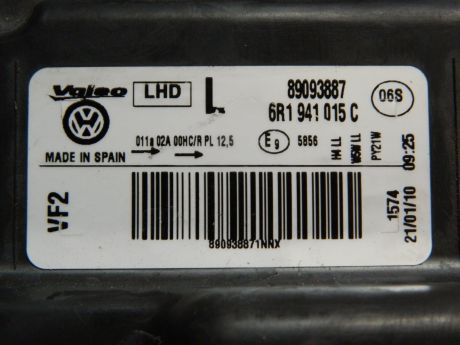 Far stanga VW Polo 6R 2008-2014 6R1941015C