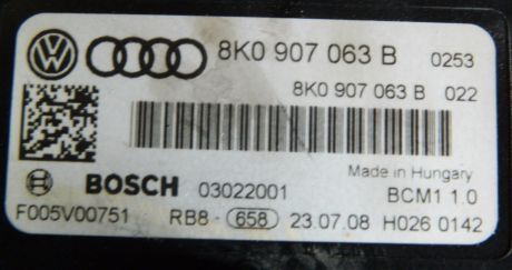 Calculator confort Audi A5 8T 2008-2015 2.0 TDI 8K0907063B