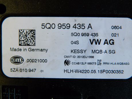 Modul Keyless Entry Audi A3 8V 2012-2020 5Q0959435A