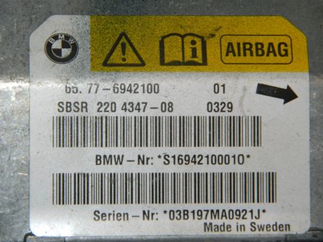 Modul airbag BMW Seria 6 E63/E64 2003-2010 6577-6942100