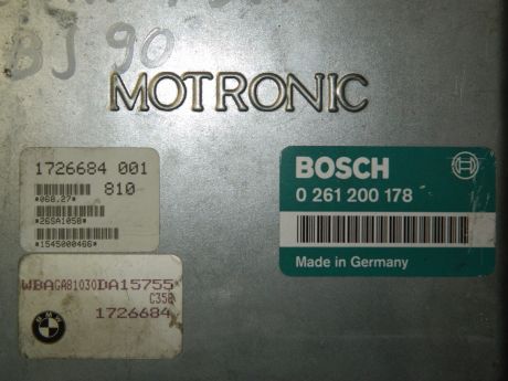 Calculator motor BMW Seria 7 E32 3.0 TDI 1987-1994 1726684001