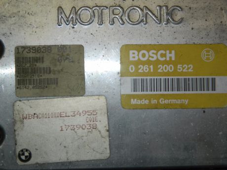 Calculator motor BMW Seria 3 E36 1993-2000 1.6 Benzina 1739038 001