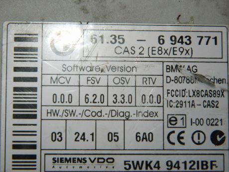 Centralina BMW Seria 5 E60/E61 2005-2010 2.0 TDI 6135-6943771
