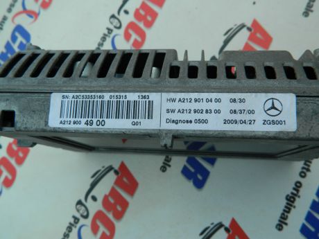 Display Bord Mercedes E-Class W212 2.2 CDI 170 CP 2010-2015 A2129010400