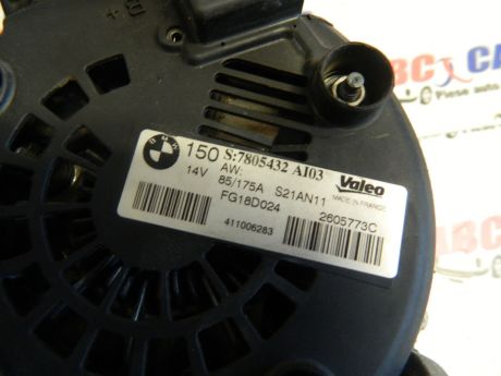Alternator Valeo BMW E90 3.0 TDI 2012 14V 85/175 Amp 7805432AI03