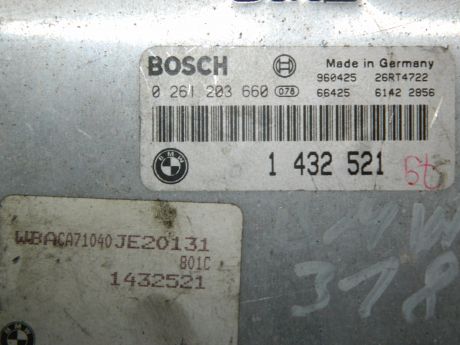 Calculator motor BMW Seria 3 E36 1993-2000 1.6 B 1432521