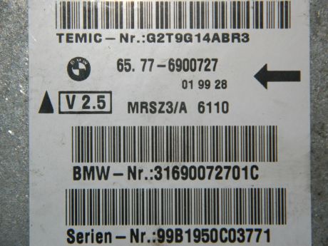 Calculator airbag BMW Seria 5 E39 1008-2004 6577 6900727