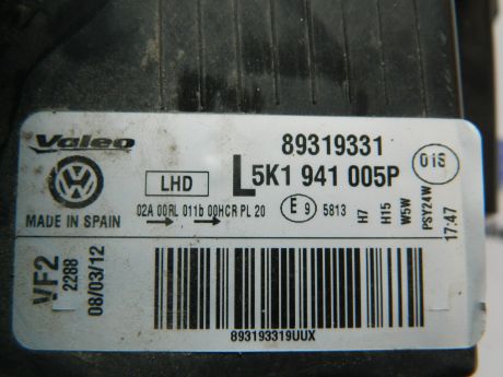 Far stanga VW Golf 6 2009-2013 5K1941005P