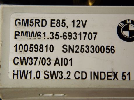 Calculator confort BMW Z4 E85 2003-2009 61.35-6931707