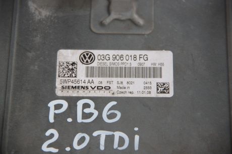 Calculator motor VW Passat B6 2005-2010 2.0 TDI 03G906018FG