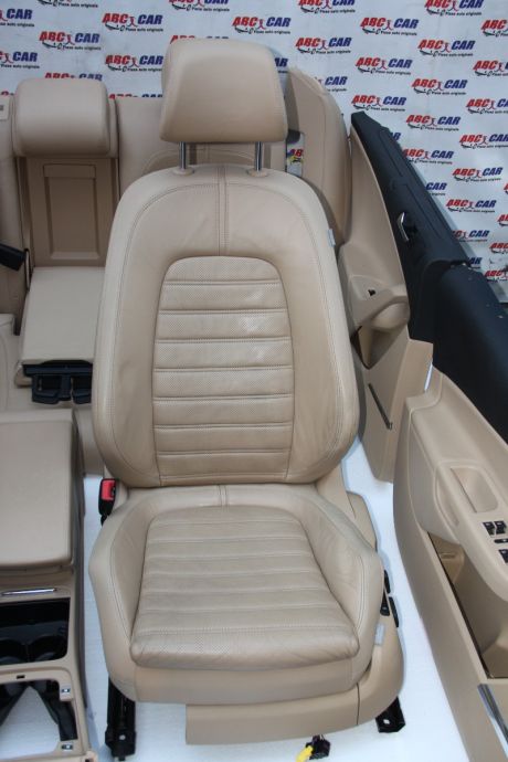 Interior piele crem full electric VW Passat B6 variant 2005-2010