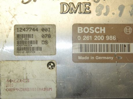Calculator motor BMW Seria 5 E34 1.8 Benzina 1987-1996 1247744 001