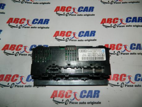 Panou comanda clima Audi A4 B6 8E 2000-2004 Cod: 8E0820043BJ