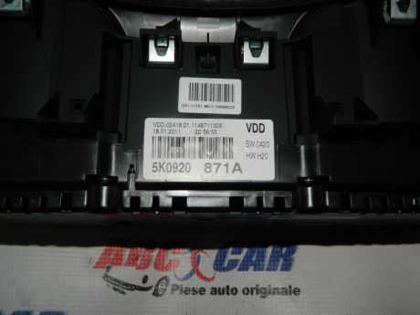 Ceas de bord VW Golf 6 2009-2013 1.6 TDI 5K0920871A