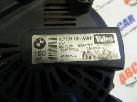 Alternator Valeo BMW Seria 1 E87 2.2 CR 14V 90/150 Amp 7799180AI01