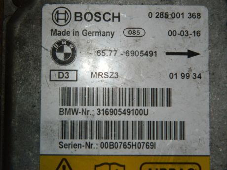 Modul airbag BMW Seria 5 E39 1998-2004  65776905491