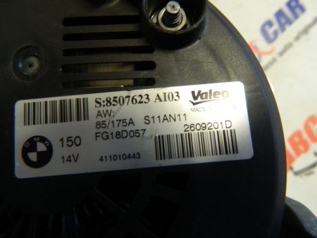 Alternator Valeo BMW Seria 3 E90 / E91 2005-2012 14V 85/175 Amp 8507623AI03