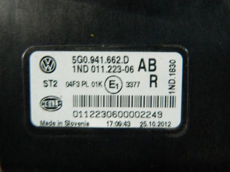 Proiector ceata dreapta VW Golf 7 2014-2020 Cod: 5G0941662D