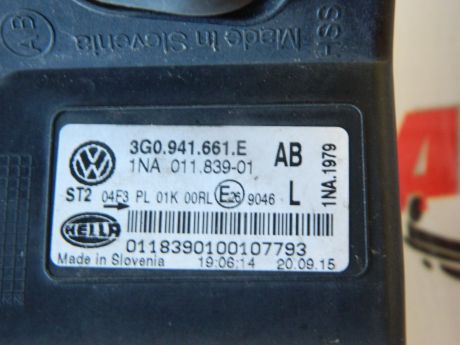 Proiector ceata stanga VW Passat B8 2015-In prezent 3G0941661E