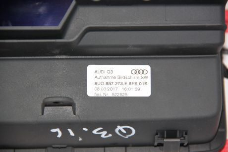 Display navigatie Audi Q3 8U 2011-2018 8U0857273E